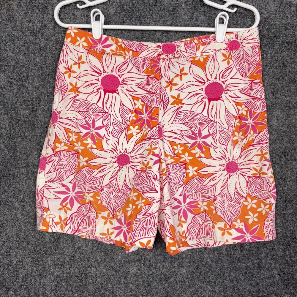Lilly Pulitzer Shorts Womens Size 8 Floral Preppy Beach coastal Designer vtg